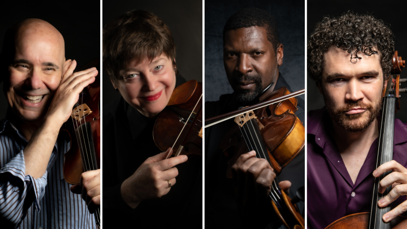 Serafin Ensemble musicians who will perform Nov. 9 at Milton Theatre are (l-r) Hal Grossman, Kate Ransom, Amadi Azikiwe and Jacques-Pierre Malan. SUBMITTED PHOTOS
